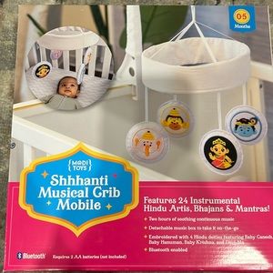 NWT Modi Toys Shhhanti Musical Crib Mobile